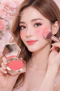 💗 بلاشر Sura Pure صناعة خاصة أصلية ✨ لون ناعم يبرز جمالك ويمنحك إشراقة...