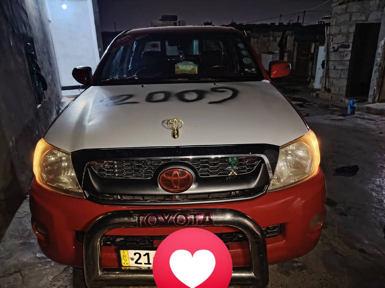 السلام عليكم سياره هايلوكس موديل 2009 كير اوتوماتيك  نضافه فول  مكفوله كفاله عامه  محرك كير اكسل بشرط  حجم الشاصي 12 رقم السليمانية  للاتصال  ***********
