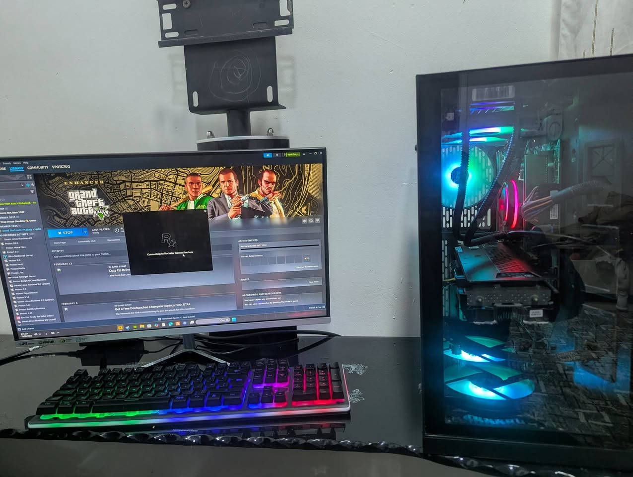 كيس يشتغل كل العاب قواء سعر مع توصيل قفل 550الف فقط كيس ***********
6Cores/ 12Thread i5 10400F معالج 

Liquad Cooler 240ML RGB تبريد ماء 

M.B H510 Asus Prime مدبورد 

RAM 16GB DDR4 (8×2) رام 

GPU: GTX 1060 6GB INNO3D 3FANS GAMING OC كرت

Storage: M.2 128GB +HDD 500GB هارد 

PSU 700W Aigo RGB بور سبلي 

CASE Xigmatek + 5FANS RGB كيس
