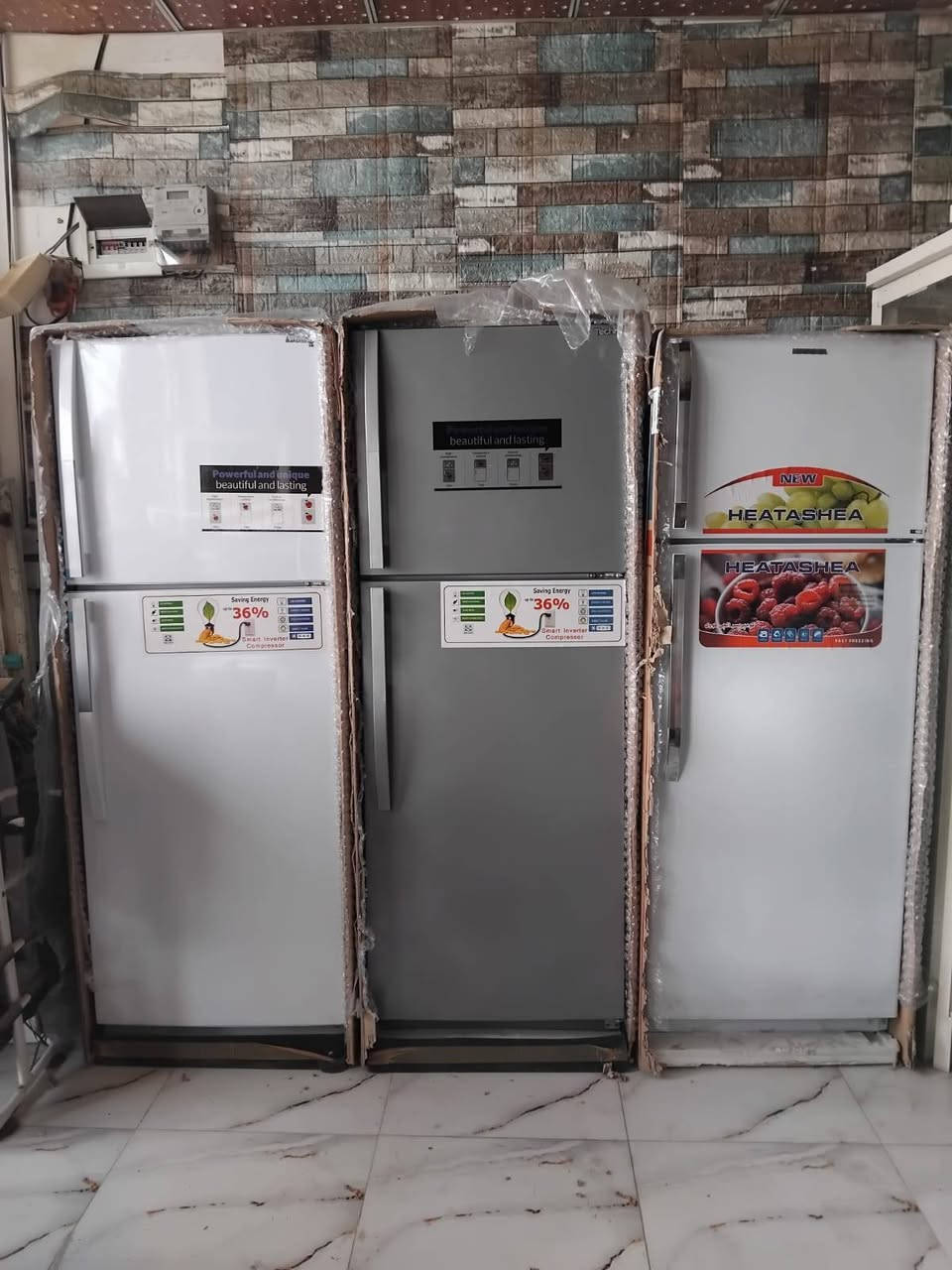 السلام عليكم 
ثلاجات جديد ضمان سنه 
ثلاجه نوعية تكنو حجم 28 ضمان سنه سعر 375
ثلاجه نوعية ميديا حجم 28 ضمان سنه سعر 375
ثلاجه نوعية جنرال حجم 28 ضمان سنه سعر 375
مكان بعقوبه شارع تحرير بهزر مجاور قاعات بيانو مقابيل مستشفى الحياة استفسار *********** يوجد خدمة توصيل
