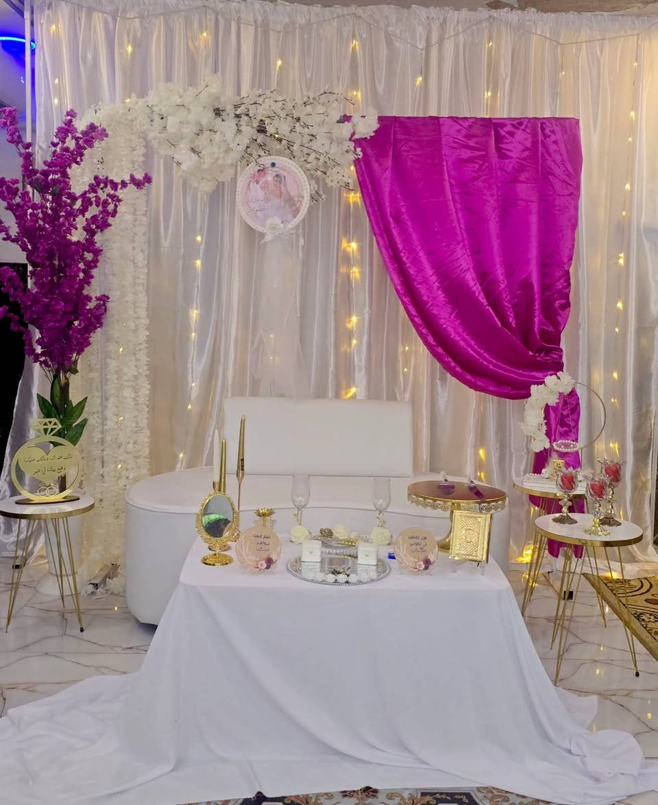 زينة الزفاف للكوشات

 توفر كوشات المناسبات اعراس وخطوبه واعياد ميلاد بانسب الاسعار في منطقة سبع اقصور للحجز والاستفسار التواصل على الرقم ‏‪0770 857 8026‬‏

الخطبه عليك والترتيب علينه 🤍🧿
