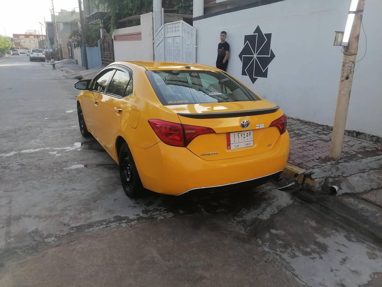 كورلا ٢٠١٧ تكسي رقم كركوك مطلوب كمرك شرط وكاله السعر ١٠٥ بدون ضرار فقط بل باب خلفي قليل بدون تبديل كل على بلادي إذ اكو مروس اروس غير متواجد بل فيسبوك خابرني ***********
