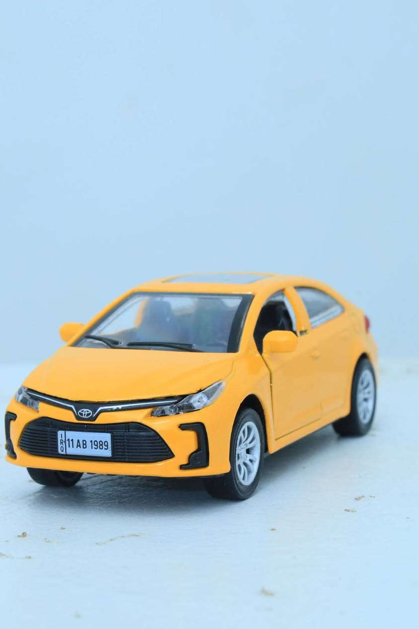 متوفر الان ☑️ 
Toyota Corolla 🚗

☑️ فتح بابين 👍 
☑️ صوت و نور 👍 
☑️ خامة معدن ممتازه 👍 
☑️ متوفره بثالث الوان ( اصفر و كحلي واسود)
☑️ متوفر شحن لجميع المحافظات 🚚📦 
☑️ الدفع عند الاستلام 👍 

(Y&M Dicast)🌹


**إذا كنت صاحب هذا الإعلان وتريد حذفه لأي سبب، رجاءا أرسل رسالة إلى الدعم الفني**