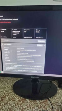 حاسبه  للتصفح و الدراسه و الالعاب الخفيفه معالج: inter core i5-7400  ك...