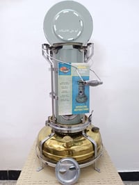 أنتيكة جميلة  صوبة علاء الدين أنكليزية صناعة 1958حوض النفط نحاس بالكام...