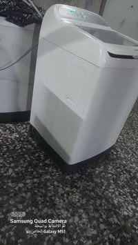 غسالة سامسونك اصلي الحجم15كيلو وشرط الفحص الاستفسار 07805908375بي واتس...