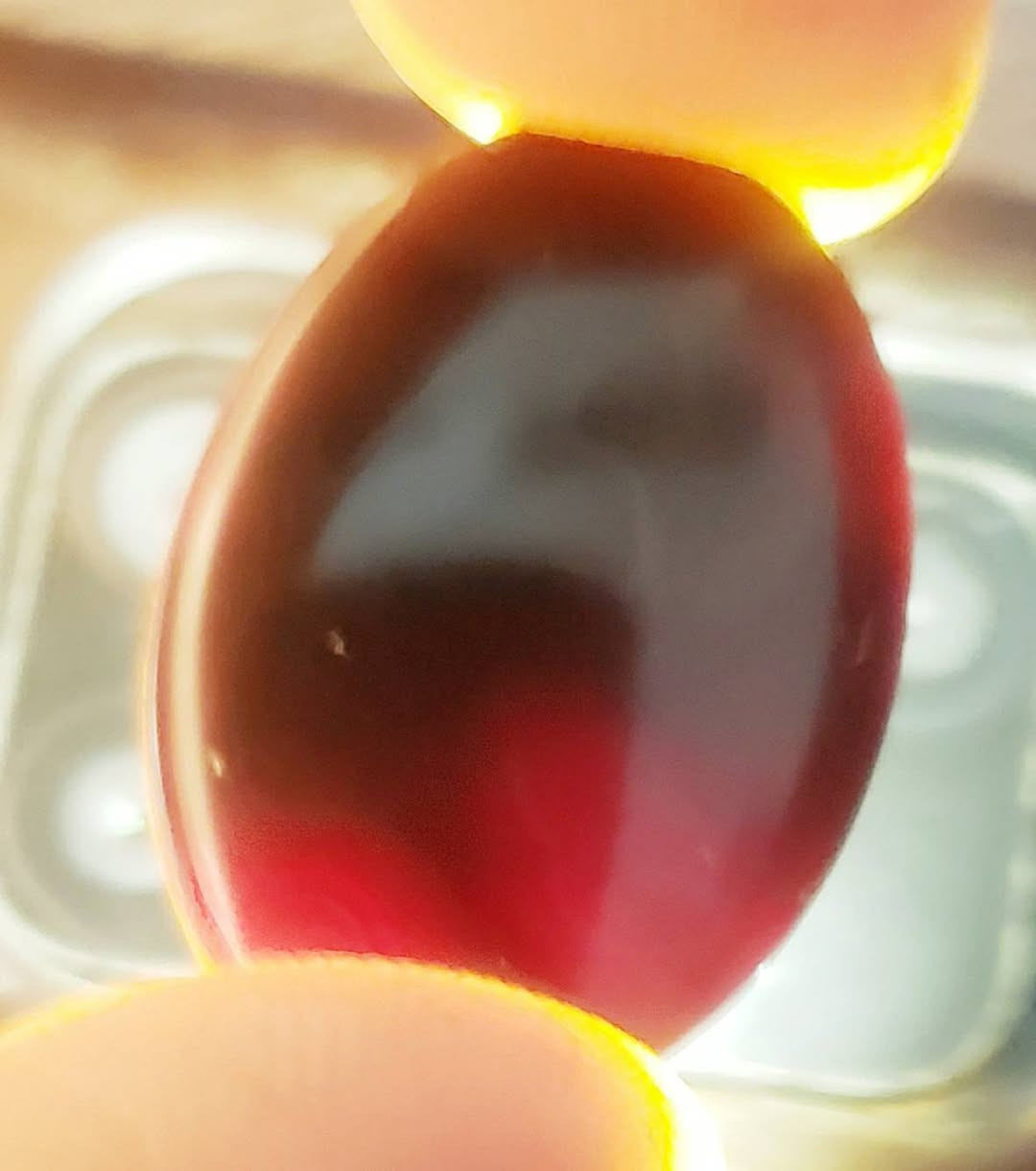 عقيق اسود يشف احمر يماني انسي اصلي طبيعي حر غير مجمر ولا معالج فقط جراخة وصقل لعشاق الأحجار اليمانية الاصليه والطبيعية النادره يسعدنا تلقي استفساراتكم على الخاص 
#العقيق_اليماني_الاصلي_الطبيعي_الحر


**إذا كنت صاحب هذا الإعلان وتريد حذفه لأي سبب، رجاءا أرسل رسالة إلى الدعم الفني**