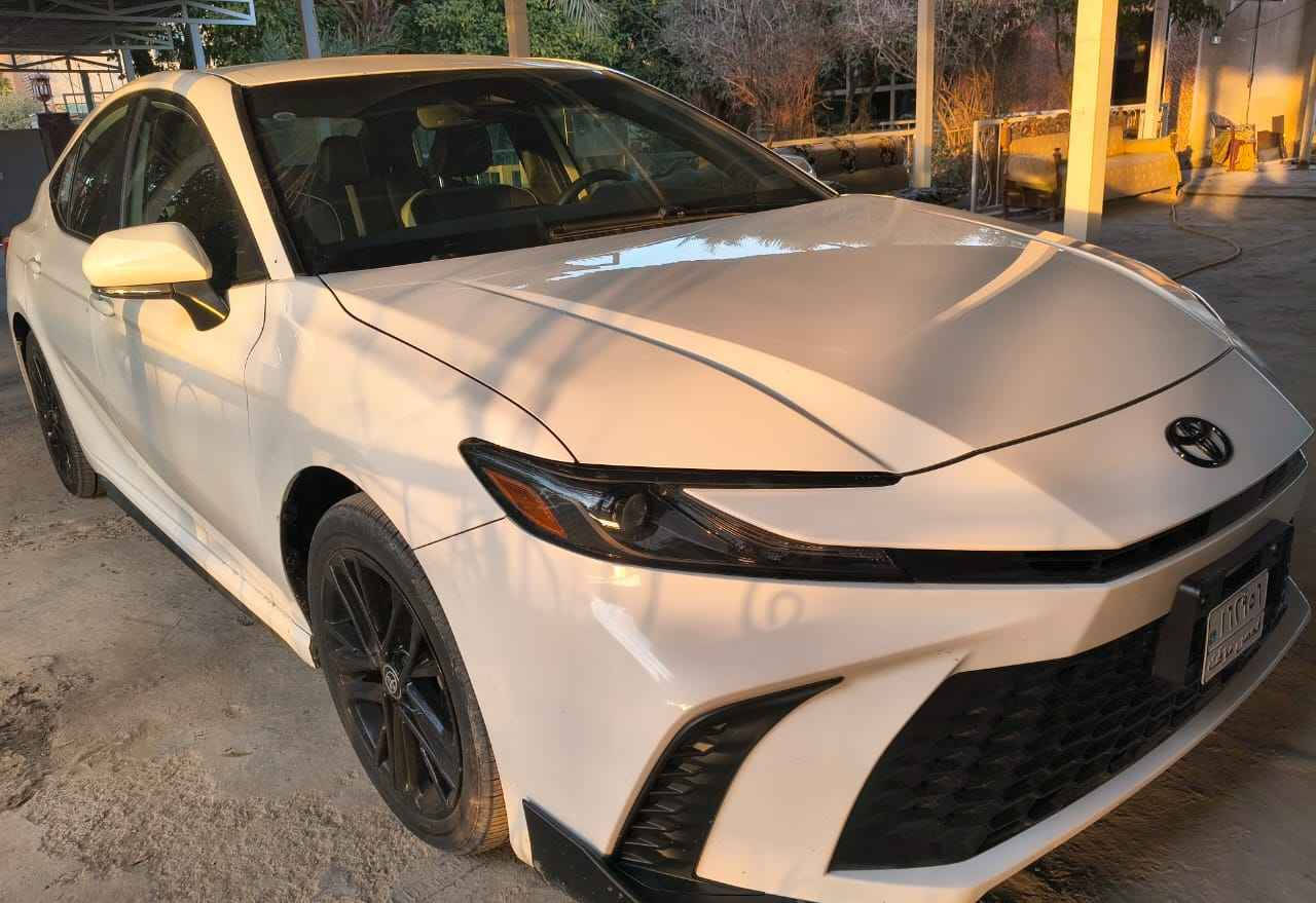2025 Toyota Camry SE Hybrid 
السلام علیکم
للبيع تيوتا كامري هايبرد 2025
فئة SE
وارد آمریکي 
الضرر بنيد ودعاميه مبدل بلادي اصلي نفس اللون بدون ايرباك الضربه شطح فوق على الايت والبنيد
عداد المسافه 4 الاف ميل فقط
مواصفات السياره
مكينة السياره 2500 
بصمة
شاشه كبيره
کامره خلفيه
ECO NORMAL SPORT 3 انضمه قیادة
فول تحكمات ستيرن
را در امامي وتوقف ذاتي
رادار خلفي وتوقف ذاتي
مثبت سرعه
قياده ذاتيه
کشنات جلد
نقطه عمياء
تحديد المسار
هاند بريك دكمه
نضام HOLD
شاحن لاسلكي
منفذ Usb
شحن تايبسي عدد 2
السعر  250 ورقه وبيه مجال بسيط
رقم الهاتف ***********
*********** بغداد, العراق
