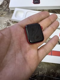 ساعه ابل واج جيل 6 ساعه نضيفه كلش بطاريه 100 بعد معروفه بعد هيه ابل حج...