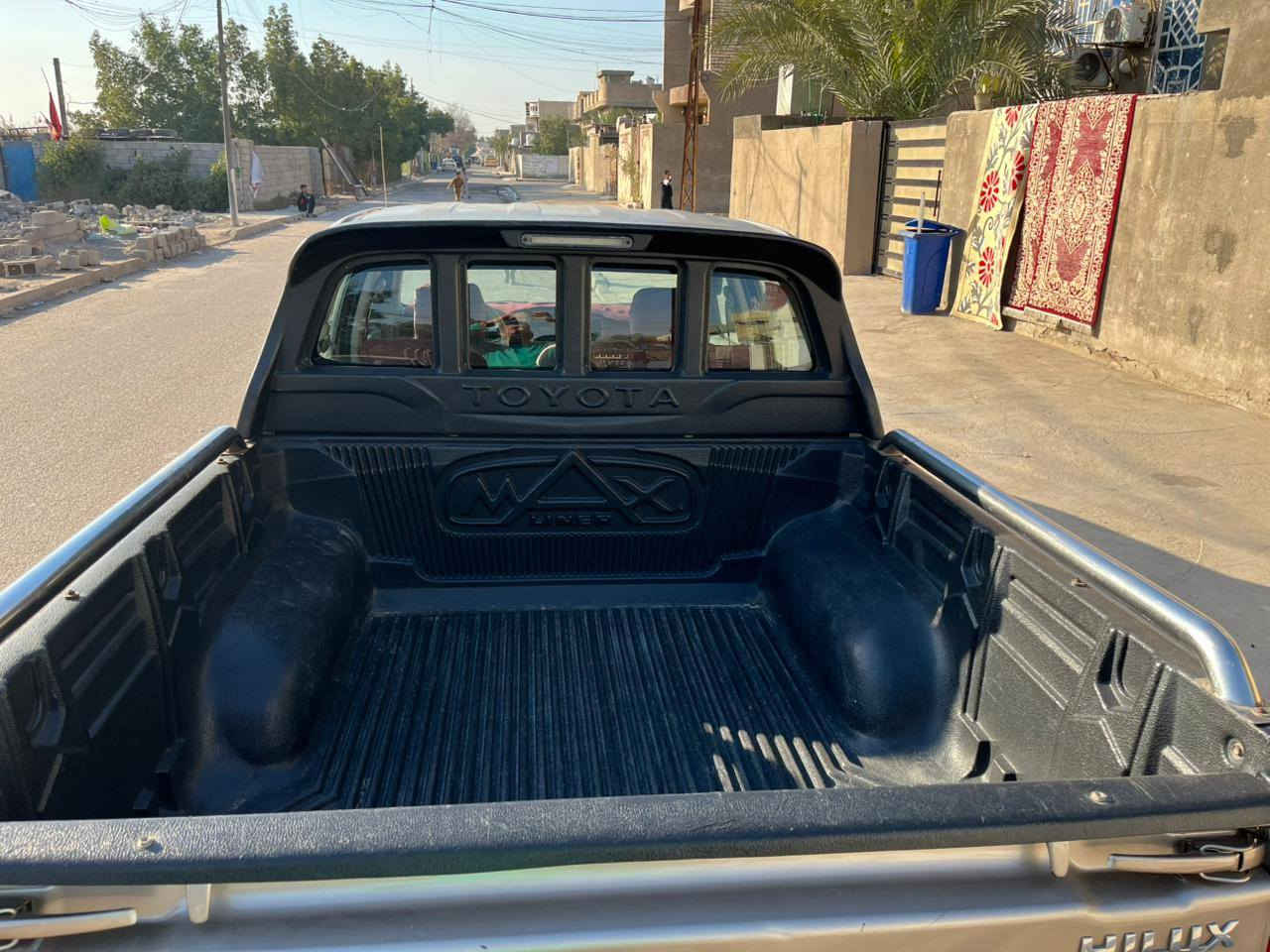 سلام عليكم
بيك اب 2006  سعودي شاصي 19 
مكفوله من صبغ فقط بنيد بي صبغ 
محرك كير خير من الله ...سيارة بسمي رقم بصرة انكليزي سنويه 2029 مشروع وطني ...دوشمه جديد مكاني بغداد 
سعر 110 مجال بسيط سيارة مال بيت ما متعوبه 
رقم .***********
