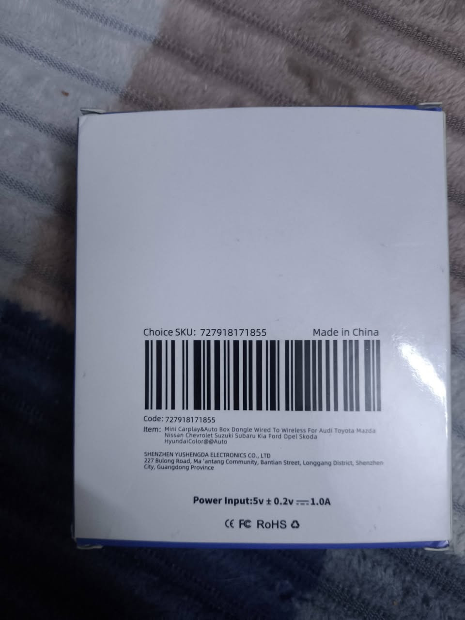 متوفر كاربلي اربع قطع
يشتغل اندرويد اوتو وكاربلي 
سعر القطعة 25


**إذا كنت صاحب هذا الإعلان وتريد حذفه لأي سبب، رجاءا أرسل رسالة إلى الدعم الفني**