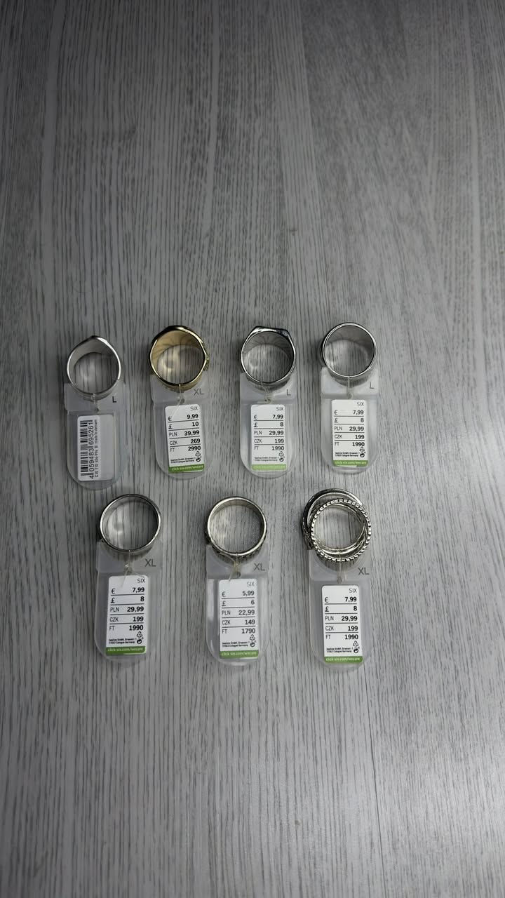 تشكيلة خواتم اصلية من براند SIX الالماني

ستانليس ستيل طلاء ثابت واصلي بضمان

القطع كلهن اصليات وعليهن الـ Price Tag الاصلي ما منزوع
سعر القطعه 10 الاف وموجود توصيل


**إذا كنت صاحب هذا الإعلان وتريد حذفه لأي سبب، رجاءا أرسل رسالة إلى الدعم الفني**