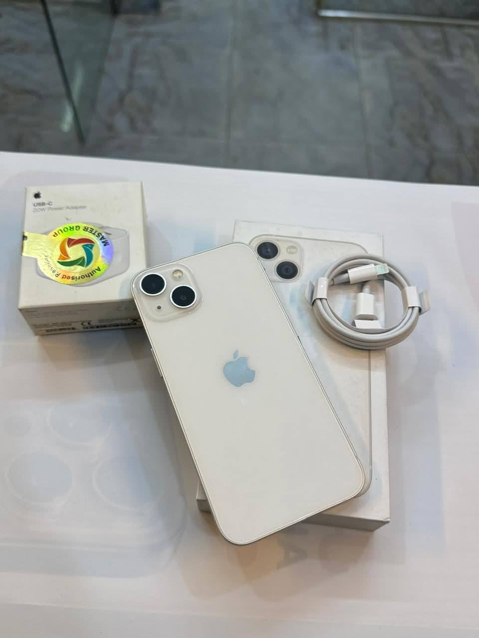 ايفون 13 كامرتين 128 ذاكرة
بطارية 95‎%‎
نضافة 100‎%‎
كامل ملحقات الاصلية شركة ماستر 
الجهاز شرط لفحص ضمان الوكالة اصلي وبيه ضمان
استخدام قليل 
السعر مناسب 
***********
العنوان القطاع شارع السوك مجاور عوينات الكرار 
مركز الشمس
