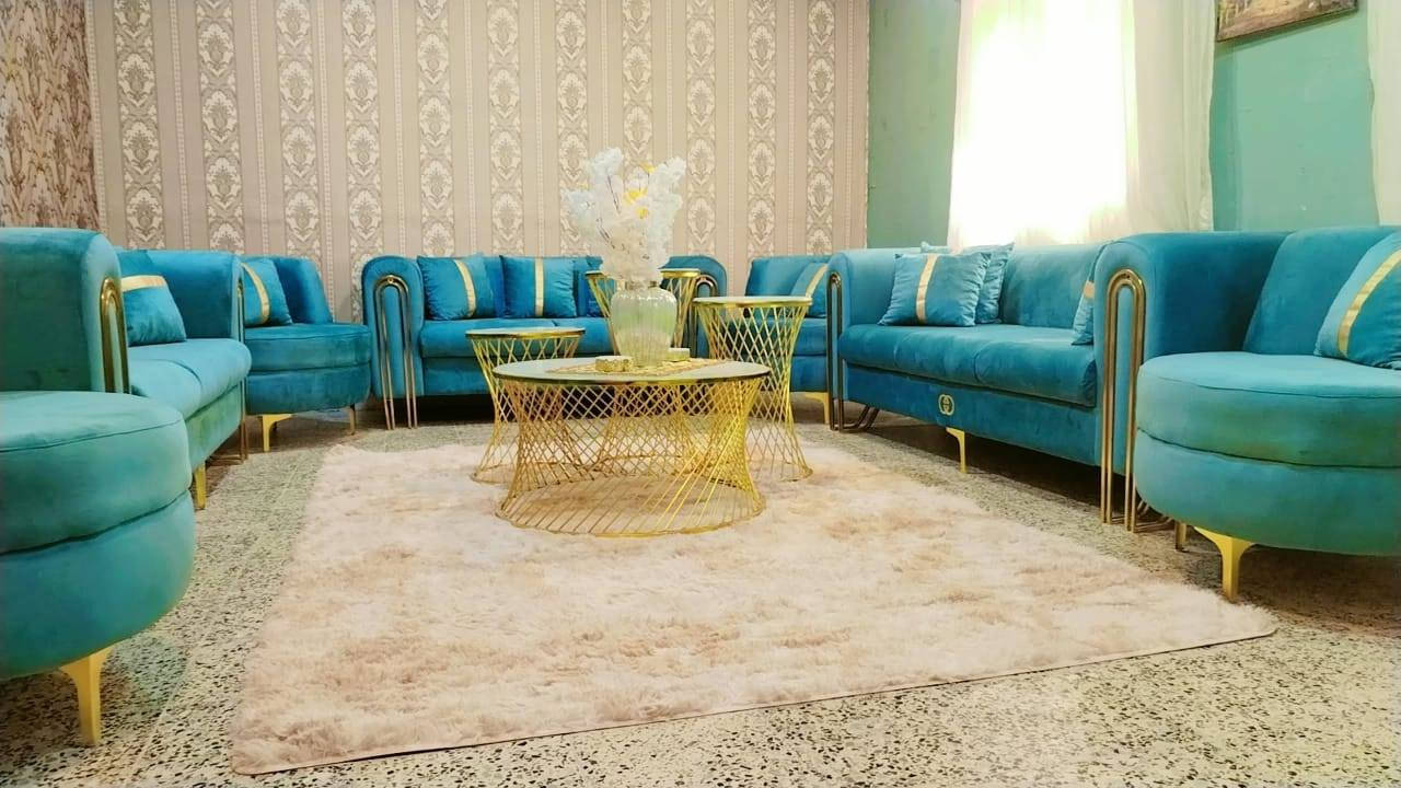 السلام عليكم
تخم قنفات مفصل عند معمل جديد مامستخدم بحاله ممتازه

لون تركوازي فاتح

12 مقعد مع 13 كوشه

الخشب بلوك اسود 

السعر 850 بي مجال قليل للشراي

سبب البيع تغيير ديكور 

العنوان البصره خور الزبير

*********** وتساب اكرر تفصال وليس سوكي
رفعولي المنشور بلا أمر 🤝
