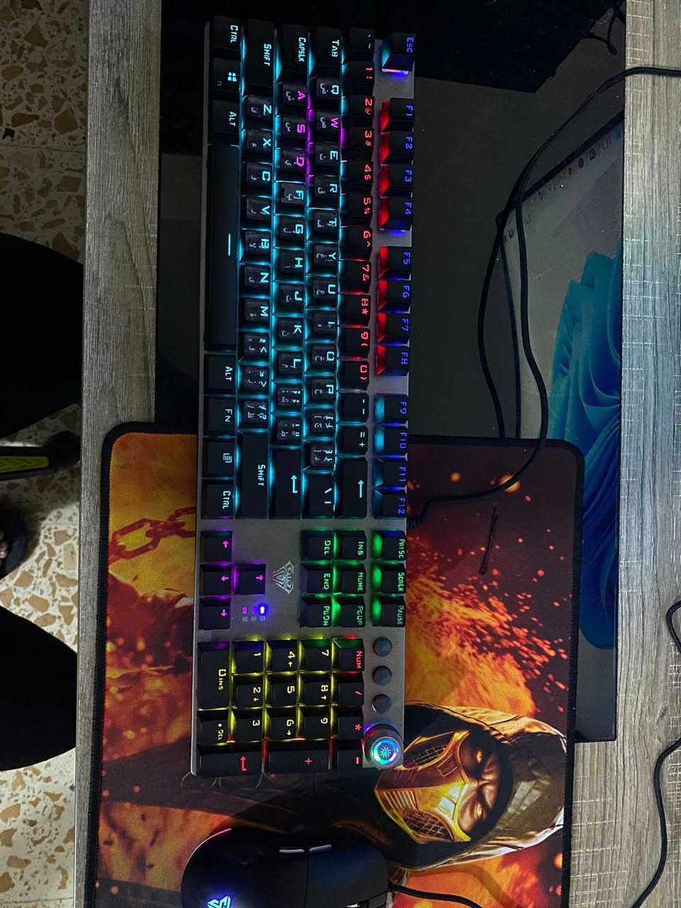 ‏سلام عليكم

‏التجميعة عبارة عن ( حاسبة + شاشة + ماوس + كيبورد) يعني شدها والعب بيها اليعجبك... 
‏
‏مواصفات الحاسبة 
‏
‏المعالـــج : intel Ci5 12400F2.5/18M 6C 1700 TRAY
‏الكــــارت :  ASUS RTX 4060 DUAL OC EVO D68/128
‏الــــــــرام : DDR4 KIT 2X16GB (32) 3600 LEXAR RGB
‏الذاكــــرة :  SSD 1.0 TB LEXAR NVME M.2620
‏المذربورد : GIGABYTE B760M DDR4 1700LGA
‏الكـــــيس :  GALAX REVOLUTION -05 RGB 4 fan
‏الفــــّــــان : FAN COOLING AIR COOLER MASTER 
‏باورسبلاي: PSU FSP HYPER K 600W 85% HP600
‏
‏الشاشة:
‏    
‏Inch-27 aos
‏QHD (2560 x 1440) gamin monitor with 165Hz refresh rate designed for
2k
‏
‏
‏الماوس :
‏Fantech VX9S Kanata S
‏الكيبورد :
‏Aula F2088
‏(ميكانيكي) 
‏
مكاني بغداد حي اور ماعندي توصيل 
***********
السعر 1500 وبيهة مجال 
الميعجبه السعر رجا ميحتاج يعلق 
كراتين كلهة موجوده جديده جدا 

‏
