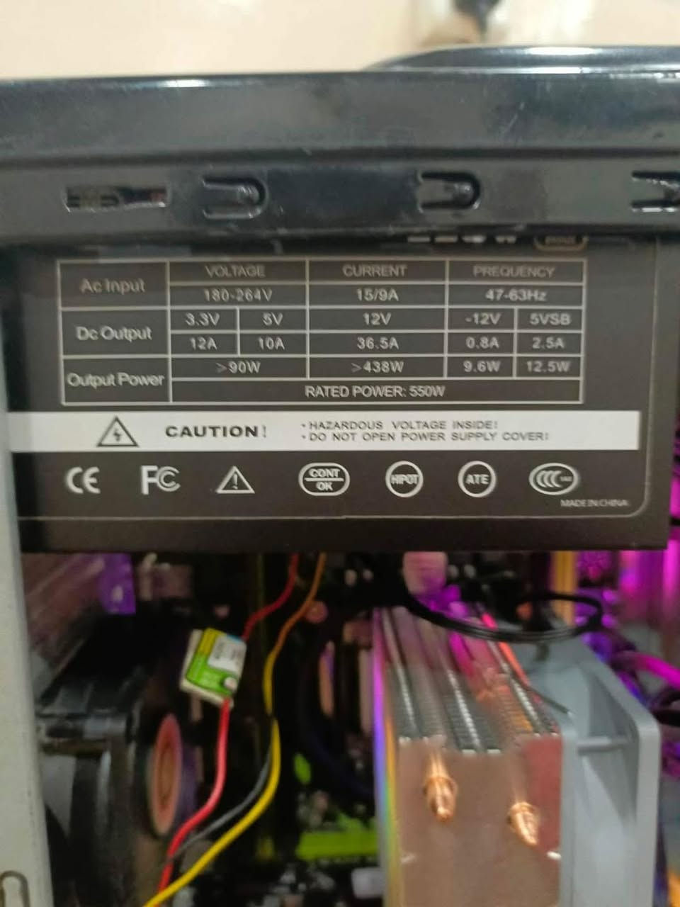 السلام عليكم 
تجميعه pc للبيع 
بورد زيون H310m-k
معالج E5 5600 v4
رامات 8*1 ddr4 5409 
بور سبلاي  550 واط بي منفذ طاقه للكرت الشاشه 
كرت  RX  550 4G 
ssd128 g
HDD 320g
مبرد غازي RGP وبنكه تهويه 
6 منافذ USB ويجي ويه الكيس USB واي فاي وكيبل HDMI اصلي 

السعر 250 قفل 
مكاني موصل حي عدن قرب جامع العليم 
اي استفسار خاص


**إذا كنت صاحب هذا الإعلان وتريد حذفه لأي سبب، رجاءا أرسل رسالة إلى الدعم الفني**