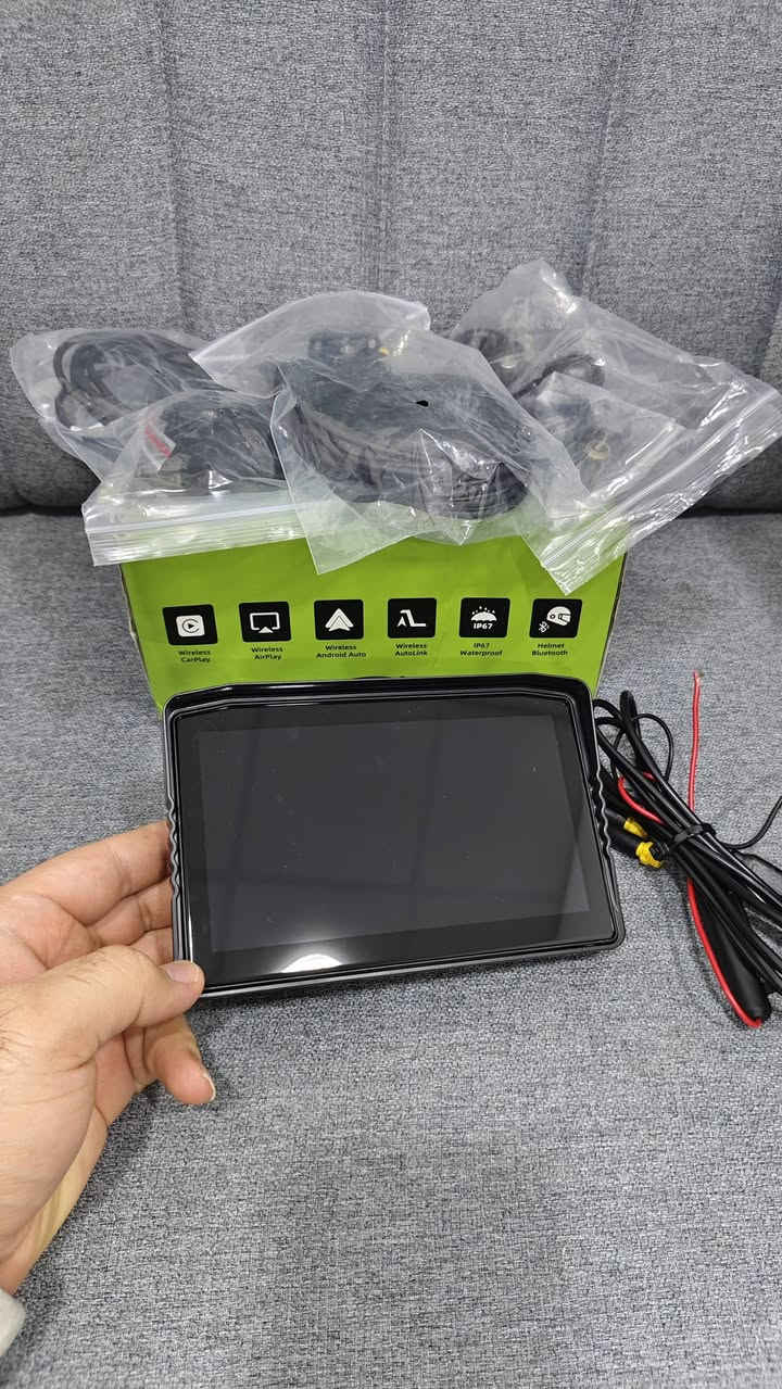 السلام عليكم شاشة مال دراجة ماركة اصلي قياس 6.25 اينج ،موديل M8 مال بالة امزون نضام كاربلي بلوتوث يربط مع سماعة خوذه،جديد كامل ملحقات وياه ضد الماء كاميرتين وياه خلفي و امامي ديقته فول ايج دي،ياخذ الرام و فلاش

سعر 75 الف 

توصيل كل محافظات متوفر


**إذا كنت صاحب هذا الإعلان وتريد حذفه لأي سبب، رجاءا أرسل رسالة إلى الدعم الفني**