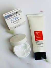 ثنائي كوري • كريم كولاجين • غسول COSRX