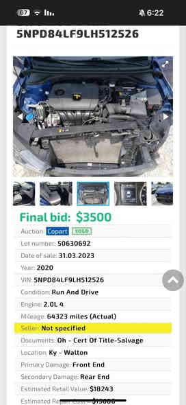 سلام عليكم النترا 20 وارد امريكي صور الحادث موجوده بالمنشور والعراق بيها حادث ارفع اصابعين باللغه الايمن تبريد تدفئه جير مكينه خير من الله الماكينه بها جائز جيت فقط مكان السياره بغداد سبع قصور وهذا رقم راعيها وانا مكلف بالنشر رجاء السعر 125 وبيها مجال ***********
