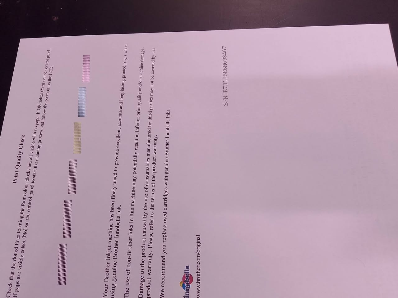 سلام عليكم طابعة برذر j105 نظيفة للبيع مسحوب بيها 7000 نسخة . سعرها 100 ألف  مكان بابل . المسيب 
الطابعة وجه واحد حبر سائل بيها واي فاي وهذا التيست مالتها .


**إذا كنت صاحب هذا الإعلان وتريد حذفه لأي سبب، رجاءا أرسل رسالة إلى الدعم الفني**