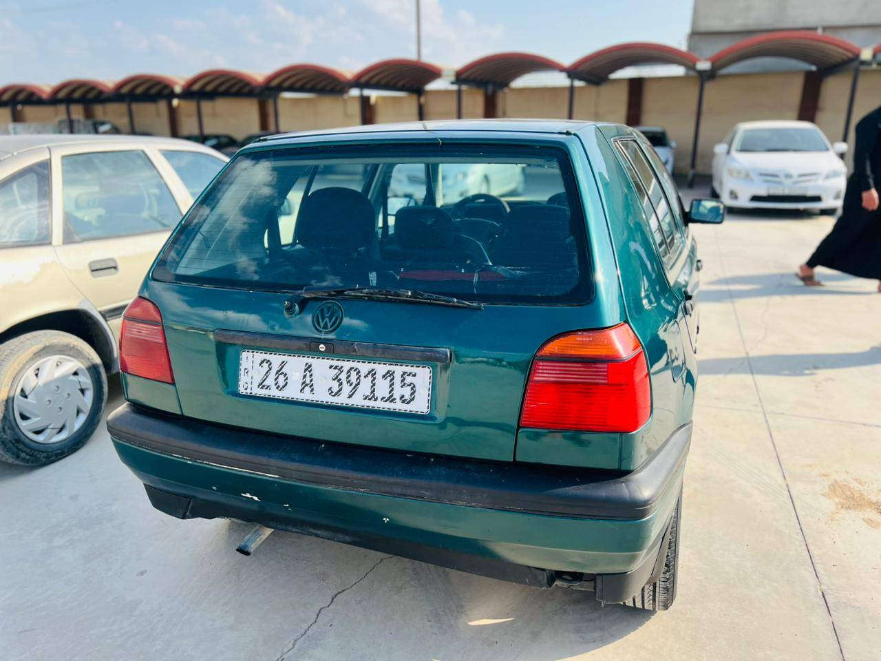 كولف موديل 95 بيها مكانت صبغ طخم تاير ويل كب صدر امامي خلفي السياره بسمي ما يعوزها ألف جديده ترهم مقدمه زينه وترهم قصاد شرط التحويل 
هاتف ‏‪0773 418 3493‬‏
