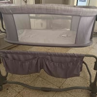 سرير طفل مستعمل ولكن كانّه جديد بيه موسيقى للبيع  سعر الشراء 140 ألف س...