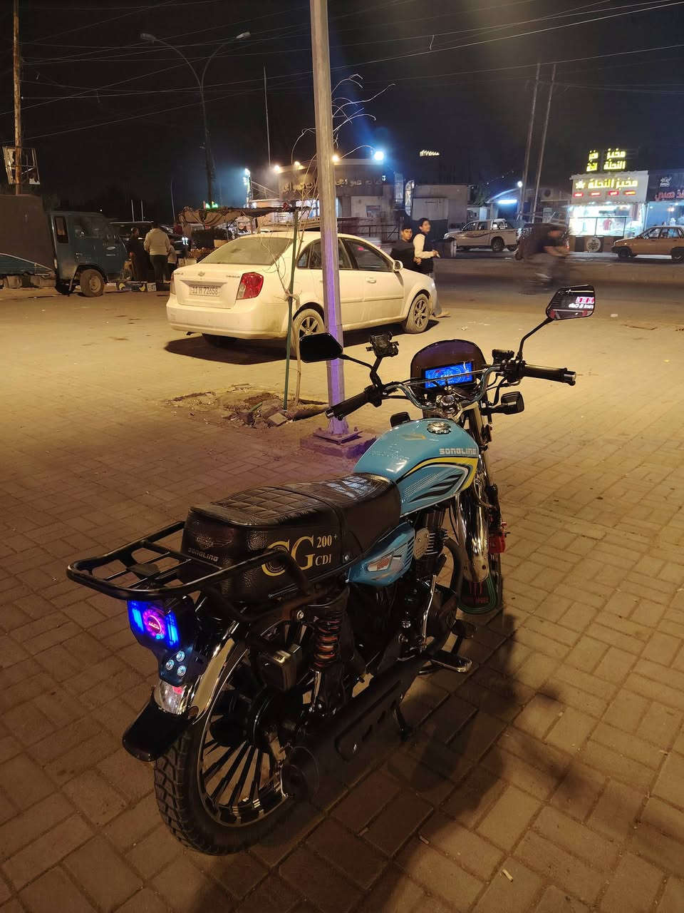 السلام عليكم دراجة إيراني للبيع موديل 2026 زيروو ماشيه 5689 دراجه جديده مستعمله قليل زيرو مكفوله كفاله عامه من كََلشي
تشغيل عن بعد 
بصمات عدد ٢
شاشه تاب
مكاني بغداد الدورة *********** متواجد واتساب السعر 950  وبيها مجال
