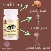 فطر عرف الأسد • مكمل غذائي • النسيان