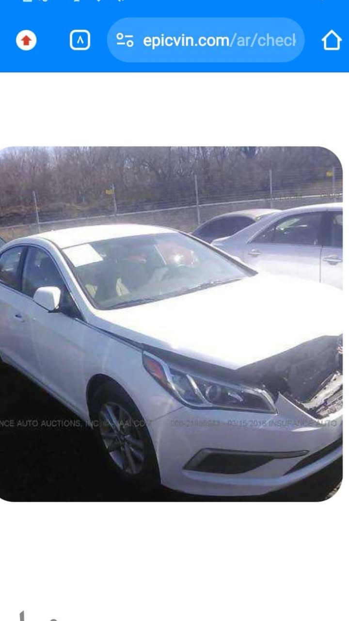 السلام عليكم سوناتا للبيع مديل 17بيهاقطع صبغ فقط بدون حادث الحادث جدآ بسيط صورة الحادث ناشرها رقم بغداد باسمي مكاني كربلاء سعرها 120وبيها مجال ‭0771 857 3944‬
