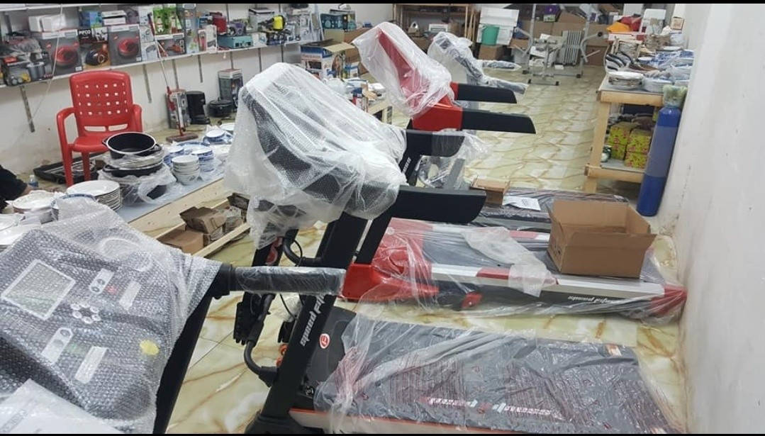 تشكيله متنوعه من الاجهزه الرياضيه 
جهاز جري بأنواع وأحجام مختلفه 
بايسكل رياضي
للطلب والاستفسار ***********
الشطره شارع الكص فرع جامع الرسول
