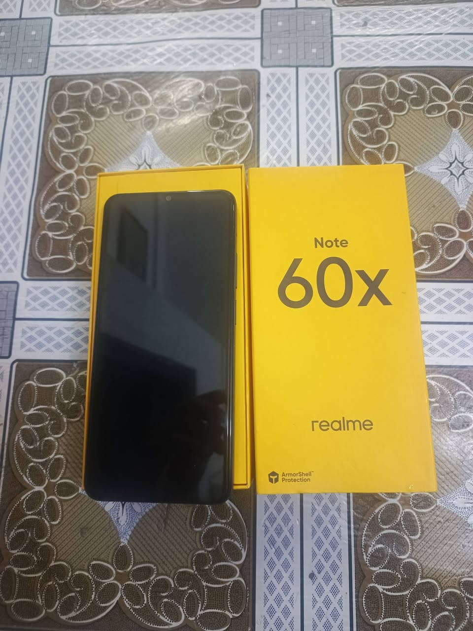 سلام عليكم جهاز reame Note 60x 
ستوني مشتري استعمال قليل  بعد جديد 
سعر ١٥٠ الف وبي مجال  مكان نجف 
شارع المطار رقم (***********)
