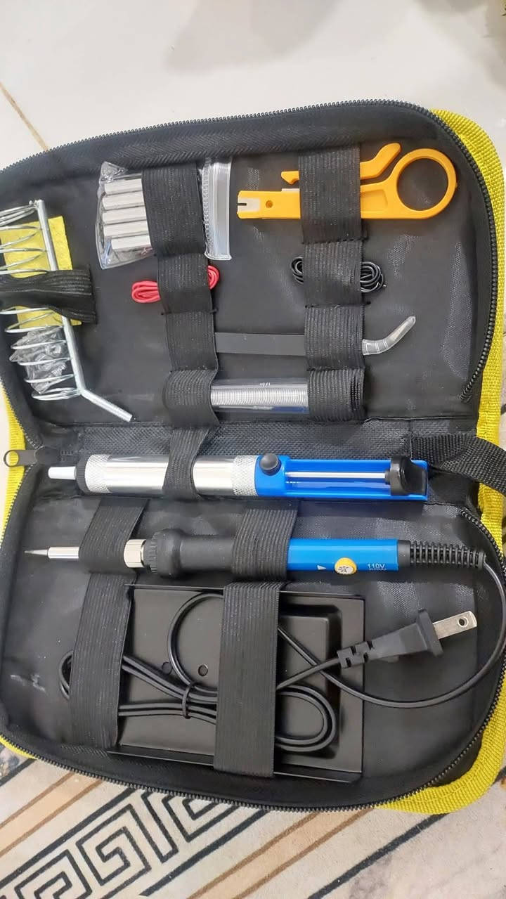 عدة مال كاوية ملحقات كاملة الكاوية والصولدر والقاعدة والساحبة ورؤس احتياط مختلفة الاشكال للكاوية بقية التفاصيل عدكم بالصور السعر ١٥ الف توجد خدمة توصيل جميع المحافظات


**إذا كنت صاحب هذا الإعلان وتريد حذفه لأي سبب، رجاءا أرسل رسالة إلى الدعم الفني**