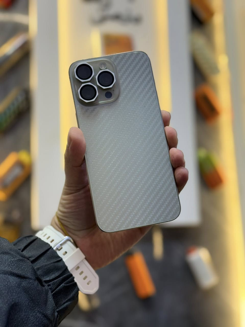 ✅
ايفون 15 برو ماكس 🟢
ذاكرة 256 ✅ بطارية 87%‎🔋

عربي شرق اوسط ضمان ماستر 👍🏻 
نضيف جداً 
متوفر بـ يوسف فون Yousef phone
ديالى - بعقوبة - التحرير 

*********** 📲📲
