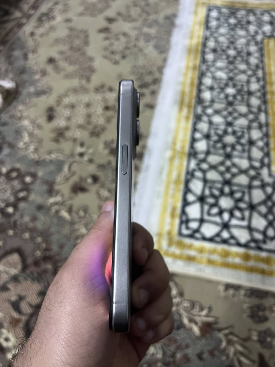 سلام عليكم
بلاش واخو البلاش
15 pro
256
Ch دبل خط
تيتانيوم
 السعر ::🔥 495 الف وبي مجال بسيط كلش
مبدل شاشه 
وبطاريه
شاشه بيها فطر مثل شعرايه موضح بل صور
اي خلل  مابي التلفون نضيف
السعر🔥 :: 495 الف بي مجال بسيط
***********
مكاني ديوانيه
