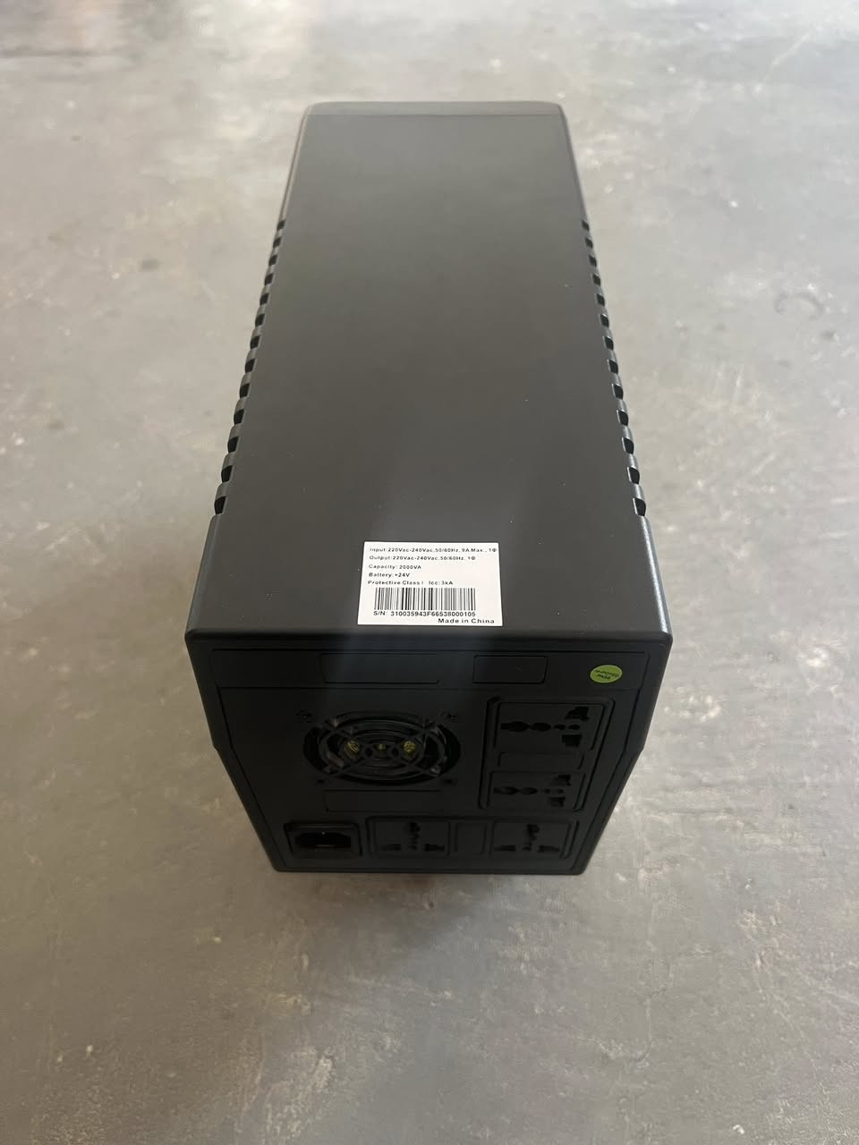 سلام عليكم يوبي اس بعده جديد صاله سبوع من اخذته قدرته 2000VA سعره 100الف


**إذا كنت صاحب هذا الإعلان وتريد حذفه لأي سبب، رجاءا أرسل رسالة إلى الدعم الفني**