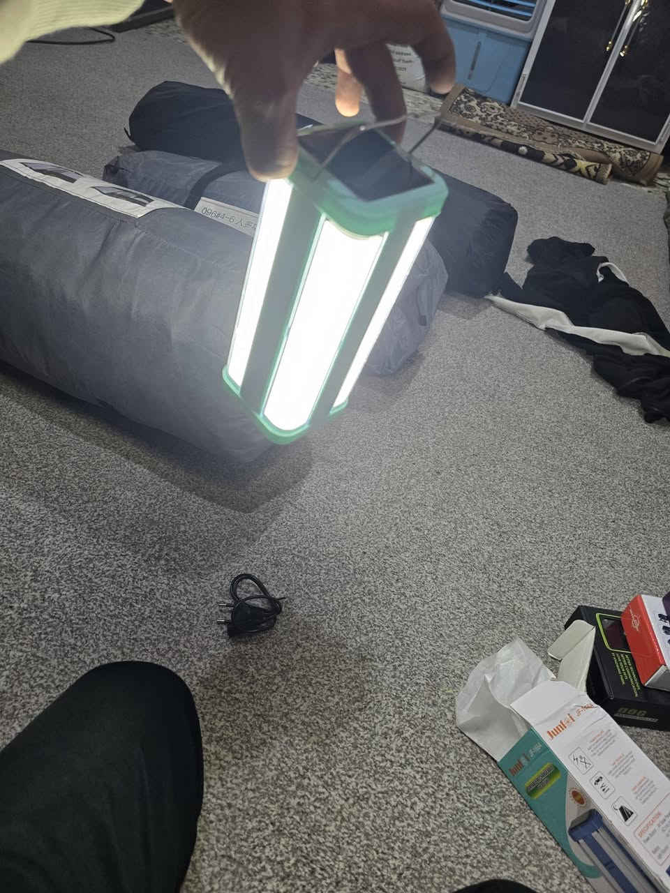 3 خيم وكراسي عدد 3 يطبكن  وبوكس كبير يطبك وضوه ابو الاربعة اضويه عدد 2  وطبلة مال طبخ تطبك كلشي موجود


**إذا كنت صاحب هذا الإعلان وتريد حذفه لأي سبب، رجاءا أرسل رسالة إلى الدعم الفني**