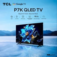 شاشة TCL فئة P7k حجم 50 بوصة (50P7K) هي تلفزيون ذكي بنظام Google TV وت...