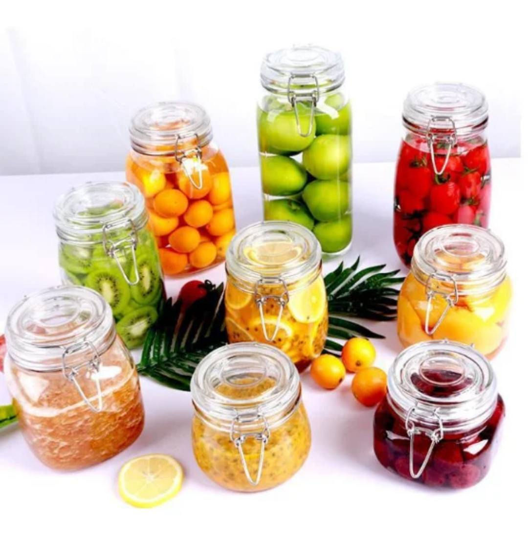 کارتون . 6 عدد . سعر کارتون 10الف
بشرط بریتانی عسلی . 
هذه البرطمانات هي مجموعة برطمانات زجاجية محكمة الإغلاق من نوع "فيديو" (Fido) ومناسبة لتخزين الأطعمة مثل الحبوب، المعكرونة، والحلويات. 
تتميز البرطمانات بتصميم كلاسيكي مع غطاء زجاجي ومشبك معدني لإحكام الغلق.
تأتي في أحجام مختلفة لتناسب احتياجات التخزين المتنوعة في المطبخ.
الزجاج المستخدم عادة ما يكون من النوع السميك عالي الجودة لضمان المتانة والسلامة الغذائية


**إذا كنت صاحب هذا الإعلان وتريد حذفه لأي سبب، رجاءا أرسل رسالة إلى الدعم الفني**