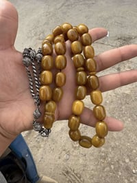 سندلس الماني قديم عرك اسود وزنه الكركوشه ٢٢ غرام سبحه خشنه بغداد الحسي...