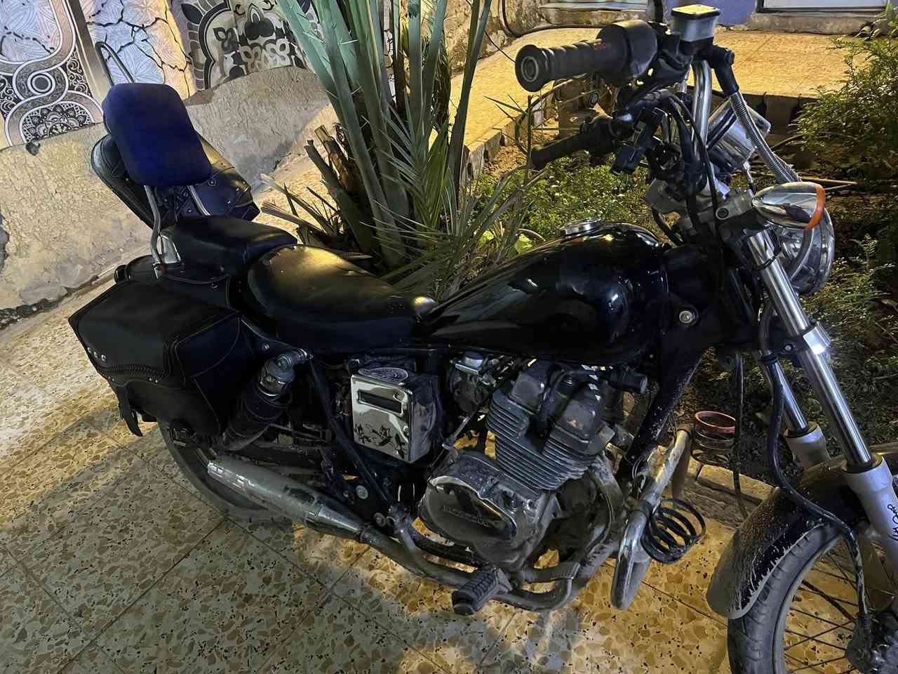 هارلي بريل موديل 1997 دراجه تجفيت جديد وتعمير جديد  جنط جديده اوراق كامله سعر 850 او مراوس  *********** عنوان بغداد النهروان
