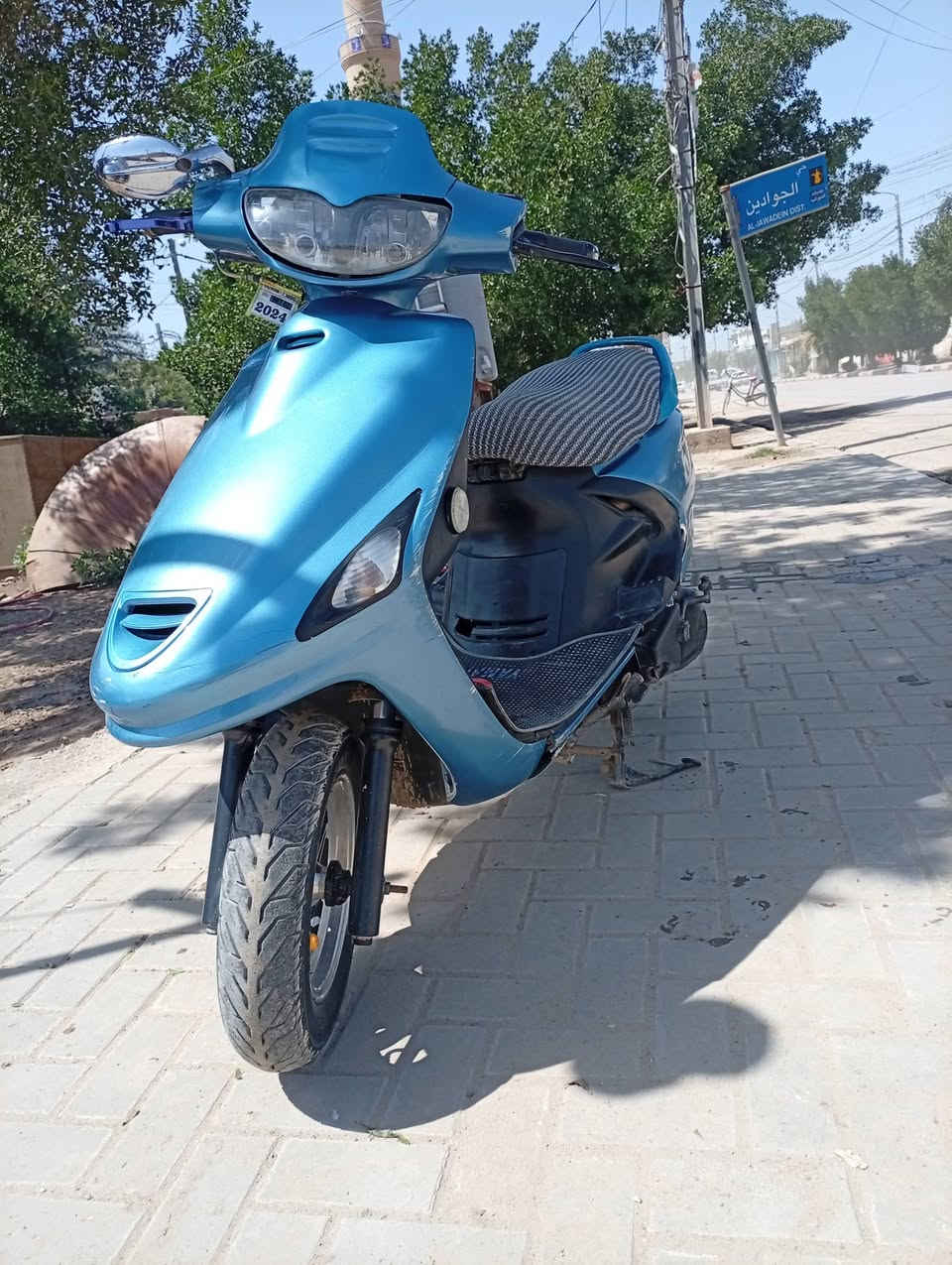 سلام عليكم دراجة للبيع 500 بيها مجال مكلف بلنشر هاذا رقم راعيها *********** مكان شامية
