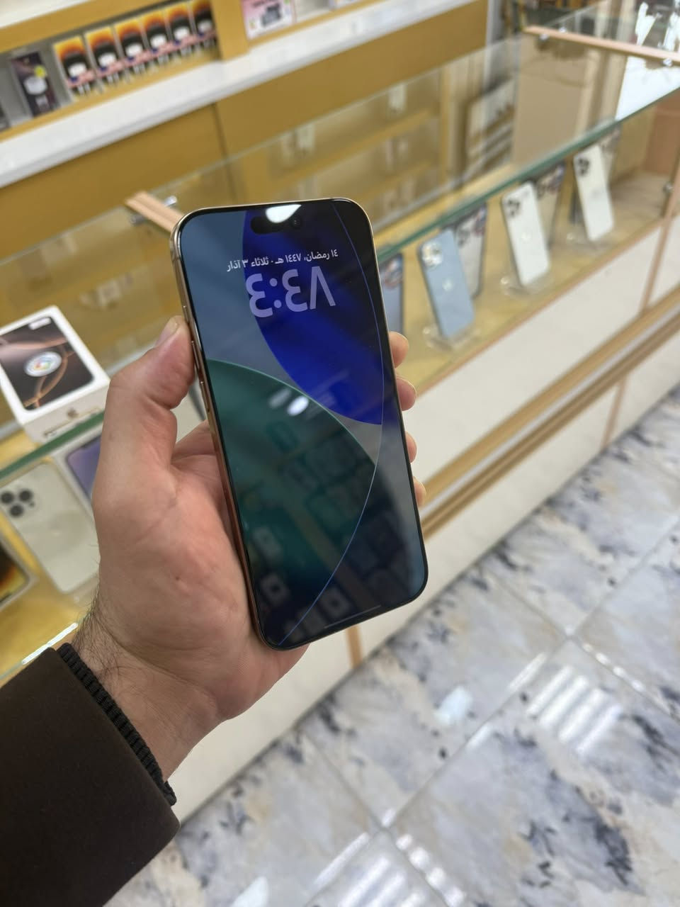 ١٦ برو ماكس نضافه ١٠٠٪؜ بعده بضمان شهر التاسع يخلص ضمانه بطاريه ٩٧ بالتحديث نزلت  شخط مابي جهاز اخو الجديد .
السعر مليون و٤٠٠ قفل قفل .
العنوان قرب فلكة علوة الرشيد / كويريش شارع 20
للاستفسار خاص او الاتصال ع الرقم ***********
