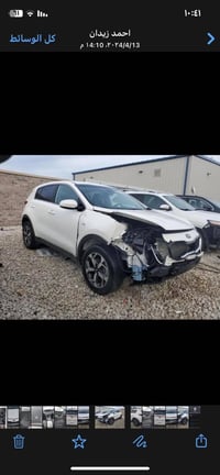 سبورتج 2022 وارد امريكي حادث بسيط نص فول ماشيه 63 السعر 185 وبيهه مجال...