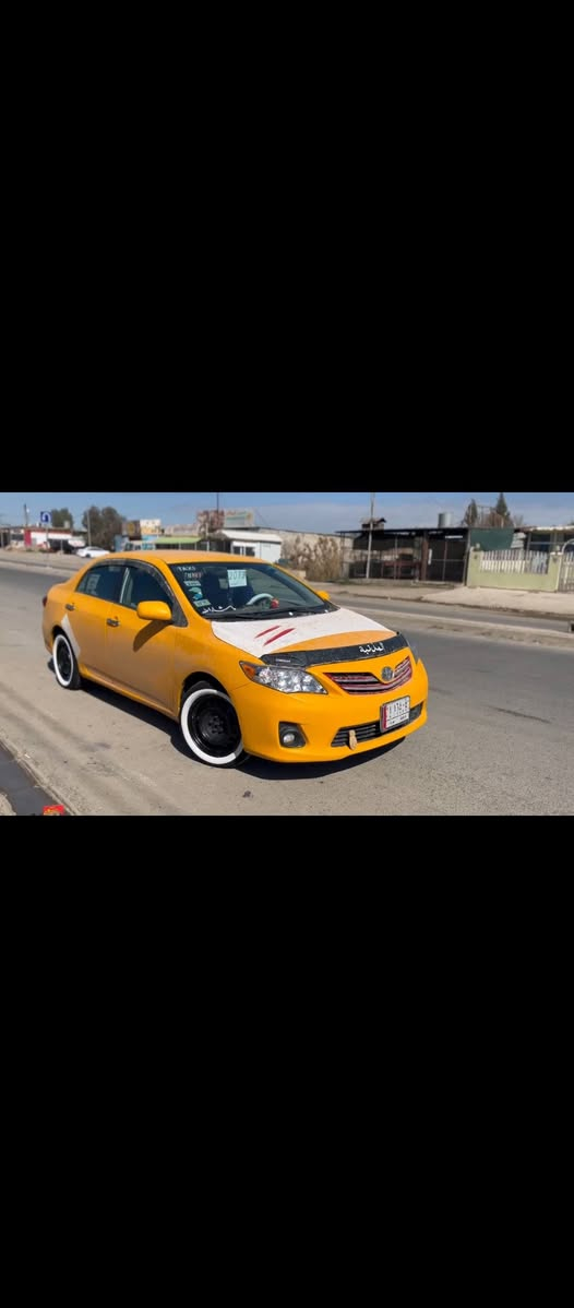 سلام عليكم كورلاة موديل2013 سيارة جاهزة ما بيها اي نقص غاز بانزين بطاقة بانزين سيارة خير من الله تخم تاير جديد سيارة محرك 19كير شرط مكاني كركوك عمل شعبي ***********  ما متوجد علخاص
