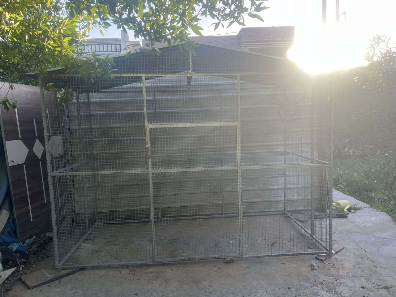 قفص للطيور ترهم محمية للطيور حجم كبير حديد ابعادها ٣ متر طول عرض متر ونص ارتفاع مترين ونص جمالي كلش نضيف السعر ٤٠٠ الف اذا مهتم عل خاص وتدلل


**إذا كنت صاحب هذا الإعلان وتريد حذفه لأي سبب، رجاءا أرسل رسالة إلى الدعم الفني**