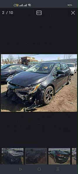 كورلا ٢٠٢٠ هايبردالسيارة LE
بيها صبغ ٥ قطع اثر طخات مابيها حادث قوي حادث امريكا جاملغ وبنيد موضح ب صور وهنا بيها صبغ بابتين وجنطة للبيع او مراوس ب تيسلا  السعر ١١٨
***********
