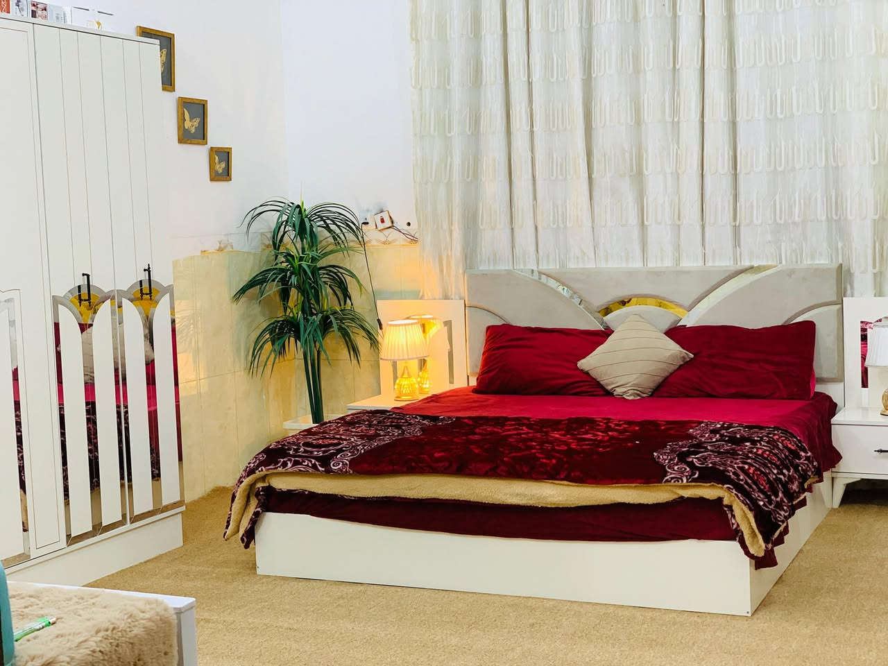 سلام عليكم رمضان كريم
غرفة نوم تركي 7 قطع نظافه 100‎%‎ بدون اي خلل ولامره مفتوحه سابقا قبل شهر من اخذته مكانه حله شارع 80 
سعره 500 الف وبيه مجال حك جيه 
***********
