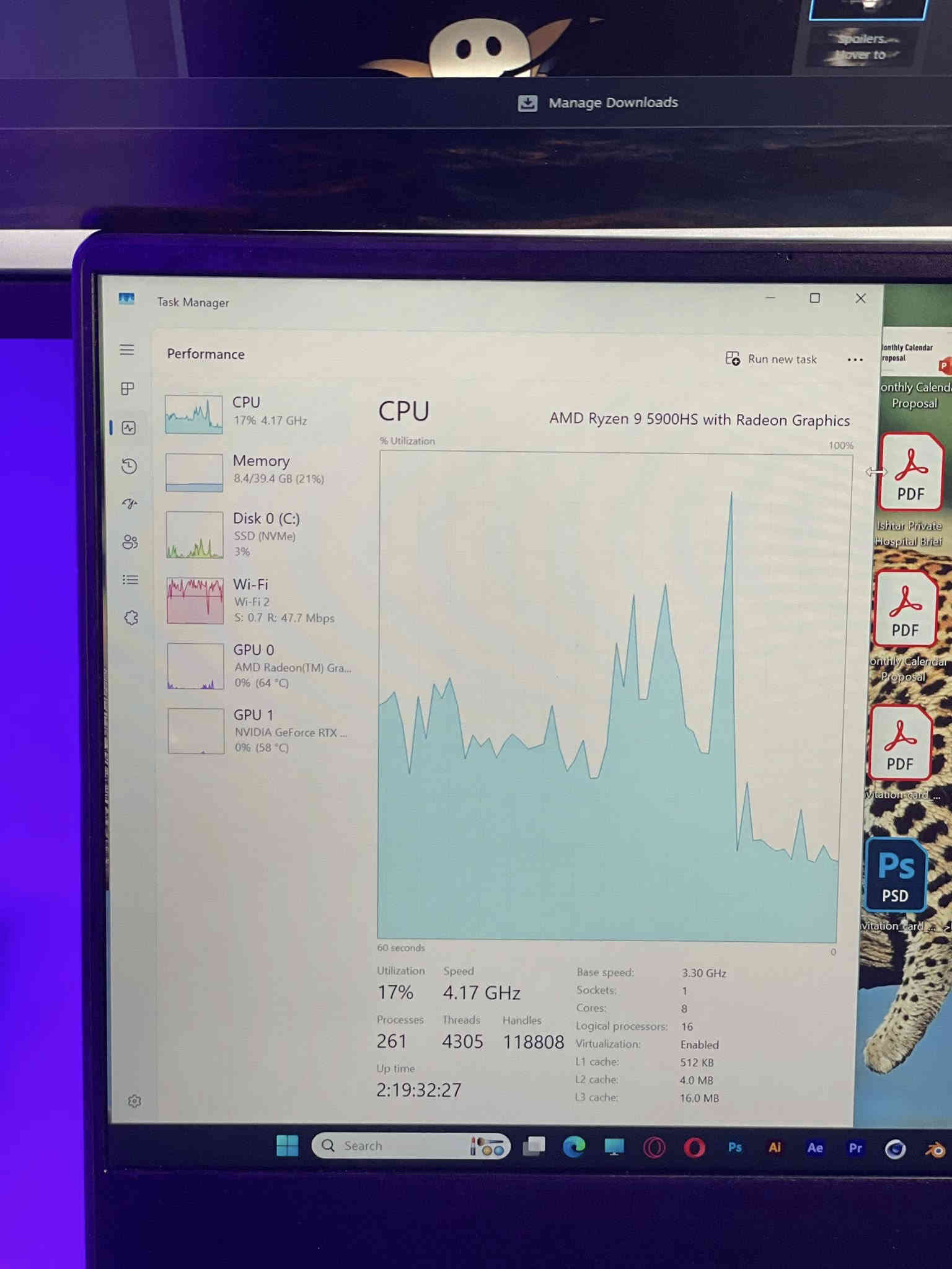 ASUS Rog Zephyrus 15” 👺
CPU: Ryzen 9 5900HS
RAM: 40gb 3200hz
Disk: 1T Nvme
GPU: RTX 3080 8gb Vram

وحش مضموم داخل حديد
 العاب كلها تشتغل اعلى اعدادات على 2K دقة 👾

بتصميم 3D ميوكف كدامها برنامج 🌋 

للبيع - بدون كارتون - مع شاحنة - شخوط بسيطة مبينه بالصور - استعمال سنه فقط

*سبب البيع :-
عندي حاسبتين غيرها وصارلها اشهر بدون استعمال 🤣

‎📍بغداد
📞 ***********

السعر :-
‎1,250,000 دينار 💸
