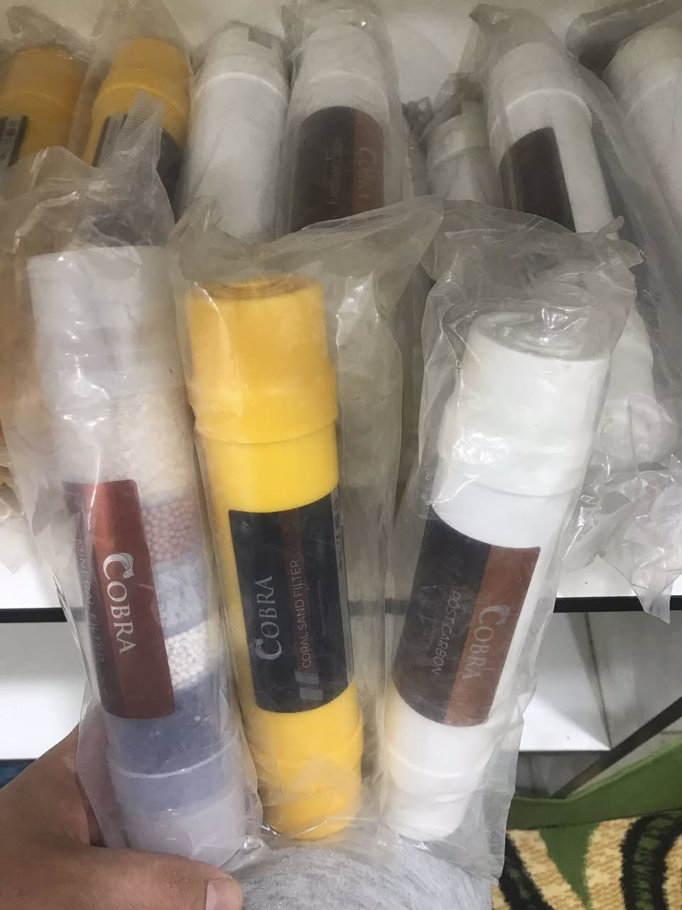 فلاتر مرحله أولى فيتنامي الأصلي والمنبرين وملحقاته الكوبرى الهندي….. مع عليك الا تتصل ويوصلن لباب بيتك تتوفر صيانه موقعيه لجميع أنواع الفلاتر ….. كما يتوفر المنظف الكاربوني لجميع أنواع الغسالات وكذلك الكره العطرية تخلص الغساله من جميع الروائح الكريهة…. للاستفسار الاتصال واتساب ***********
