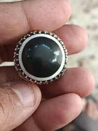 جزعة يمنية • خاتم ٣٥غ • مقاس ٢٤